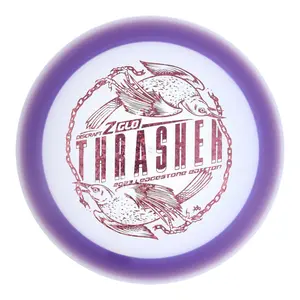 Discraft Elite Z Glow Thrasher Distance Driver with 2023 Ledgestone Edition - Wave 2 Stamp [Back Stock Inventory - Disc and Stamp Color WILL VARY]