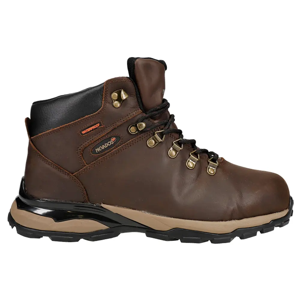 Nevados Mens Cuzco Waterproof Hiking Hiking Sneakers Shoes - Brown