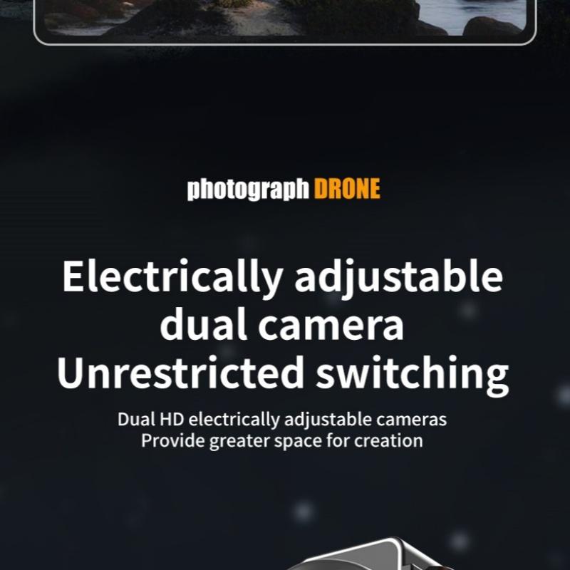 8K  Foldable FPV Drone with Brushless Motors - 2000m Long Control Range, 100m Max Flight Height, 7m/s Speed, 244g Lightweight, 2 Batteries, 360° Obstacle Avoidance & Optical Flow Hovering