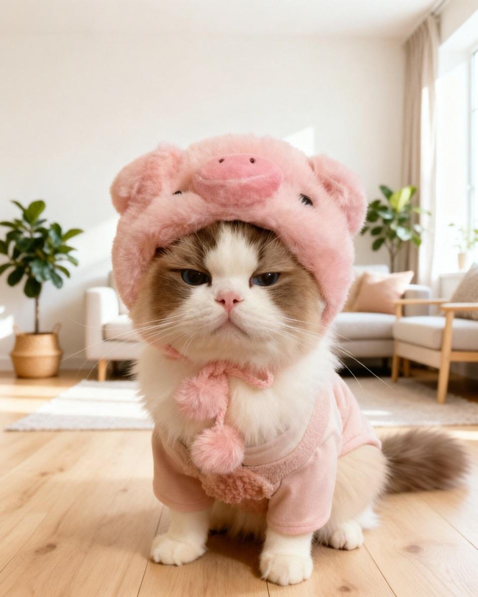 3-Pack Cute & Funny Pet Winter Hats, Warm Sports & Outdoor Headgear Costume Props for Small Dogs and Cats