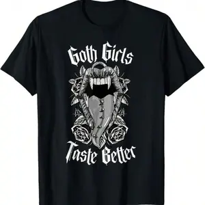 Goth Girls Taste Better - Gothic Alt Aesthetic T-Shirt t0414
