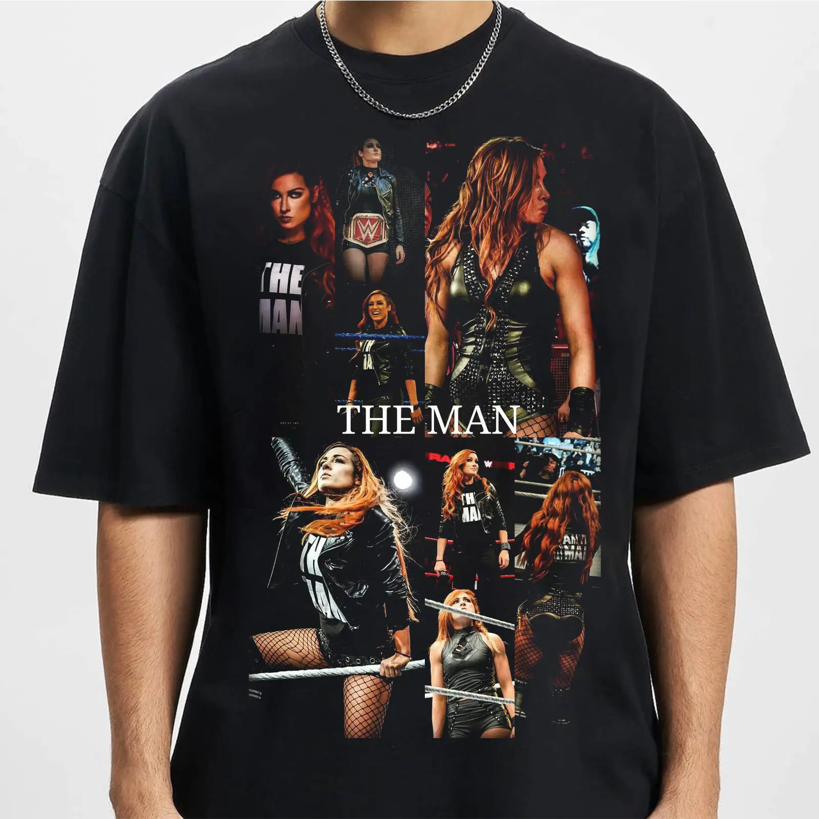 Becky Lynch Wrestling Shirt – WWE Women’s Champion Black Graphic T-Shirt