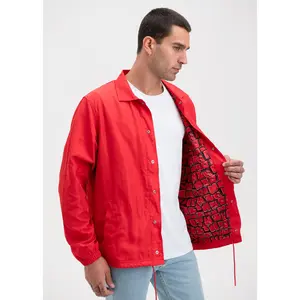 Red | Mens Coach Jacket