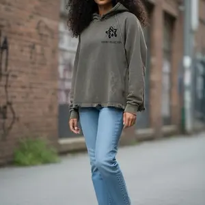 Vintage Frayed-Hem Hoodie My Hope Is In God - Comfortable and Stylish