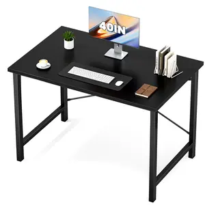Furnest Indoor Furniture Table & Desks Computer Desk-Home Office Desk Writing Desks Work Table Study Table Modern Simple Style Student Desk with Storage Bag & Hook Wooden Desk for Home Bedroom