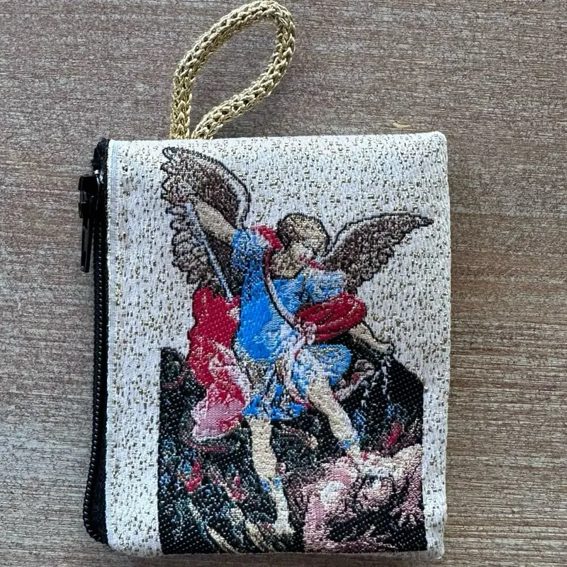 Saint Michael Rosary Pouch
