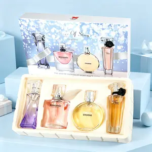 Four-Piece Gift Set Box, Long-Lasting Fragrance, Sweet and Alluring, Elegant and Refined, Perfect for Gifting and Daily Use