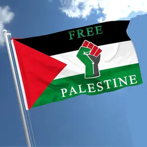 Palestine Flag 3x5 ft Palestine Flag Fade Resistant Large Palestine Flag with Colored Brass Grommets