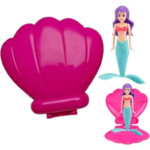 Mermaid Pool Toy Shell Funny Spin Princess Floats Summer Swimming Water Toys Magical Floating Shell Gifts Toys Toddler Toys