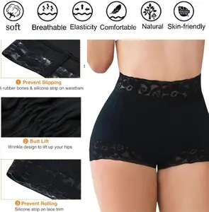 Tummy Control Shapewear Shorts Faja Colombianas Moldeadoras Compression Underwear Flat Tummy Butt Lifter Panties for Women Comfortable Daily Wear Womenswear Leg