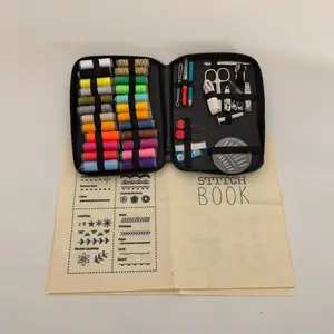 DIY Embroidery Starter Kit, Includes Patterns, Thread Guide, Sewing Tutorial, Beginner Craft Supplies, Multiple Materials Included