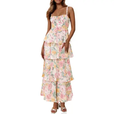 chinese dress ladies Macy Dress Satin Rust