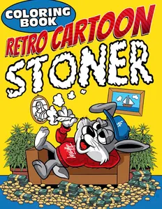 Retro Cartoon Stoner Coloring Book: Psychedelic Illustrations To Color With Funny Characters Coloring Pages About Smoking Vintage Scenes, Funny Stoner Gifts for Smokers & Weed Lovers Men & Women