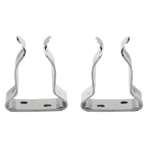 MARINE CITY Stainless Steel Storage Clips – Hook & Spring Clamp (Pack of 2)