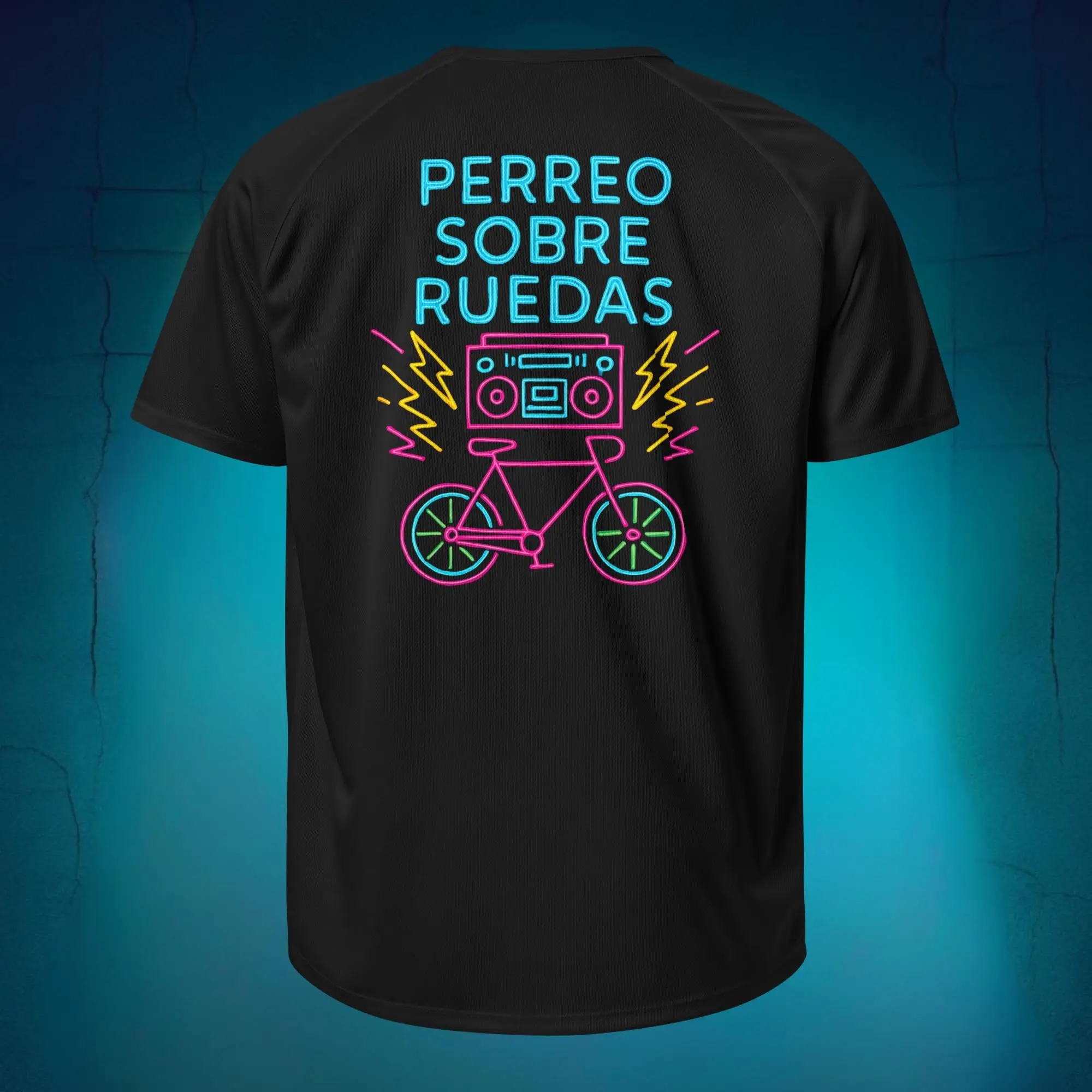 Perreo Sobre Ruedas Jersey | Funny Reggaeton Cycling Sports Jersey