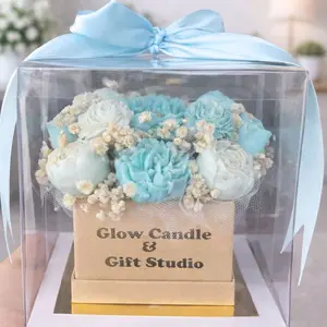 Glow Candle & Gift Studio Luxury Handmade Candle Bouquets for Birthdays Weddings & Special Moments Decor Ornaments