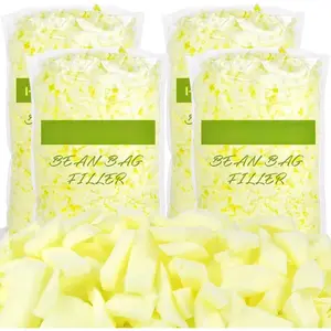 20LBS Bean Bag Filler - Shredded Memory  Beanbag Filling Pillow Stuffing Bean Bag Refill for Couch Cushion Stuffed   Bed Chair Arts Crafts