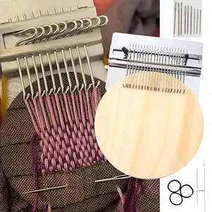 Speedweave Darning Mini Loom Machine for Quick Mending Jeans Socks Clothes with Beautiful Stitching DIY Weaving Arts