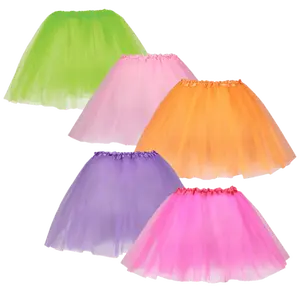 Tutu Skirts Set For Girls | Colorful Ballerina Tulle Tutus for Toddlers & Kids – Perfect For Birthday Party, Halloween & Dance Dress Up Skirt - Kids Fashion