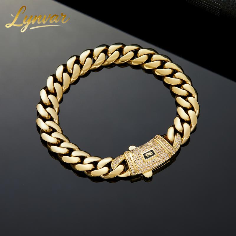 Upgraded 14K Gold-Plated Cuban Chain Set – Premium Necklace & Bracelet Duo with White Stone Detail | Elevated Modern Gift Upgraded 14K Gold-Plated Cuban Chain Set – Premium Necklace & Bracelet Duo with White Stone Detail | Elevated Modern Gift