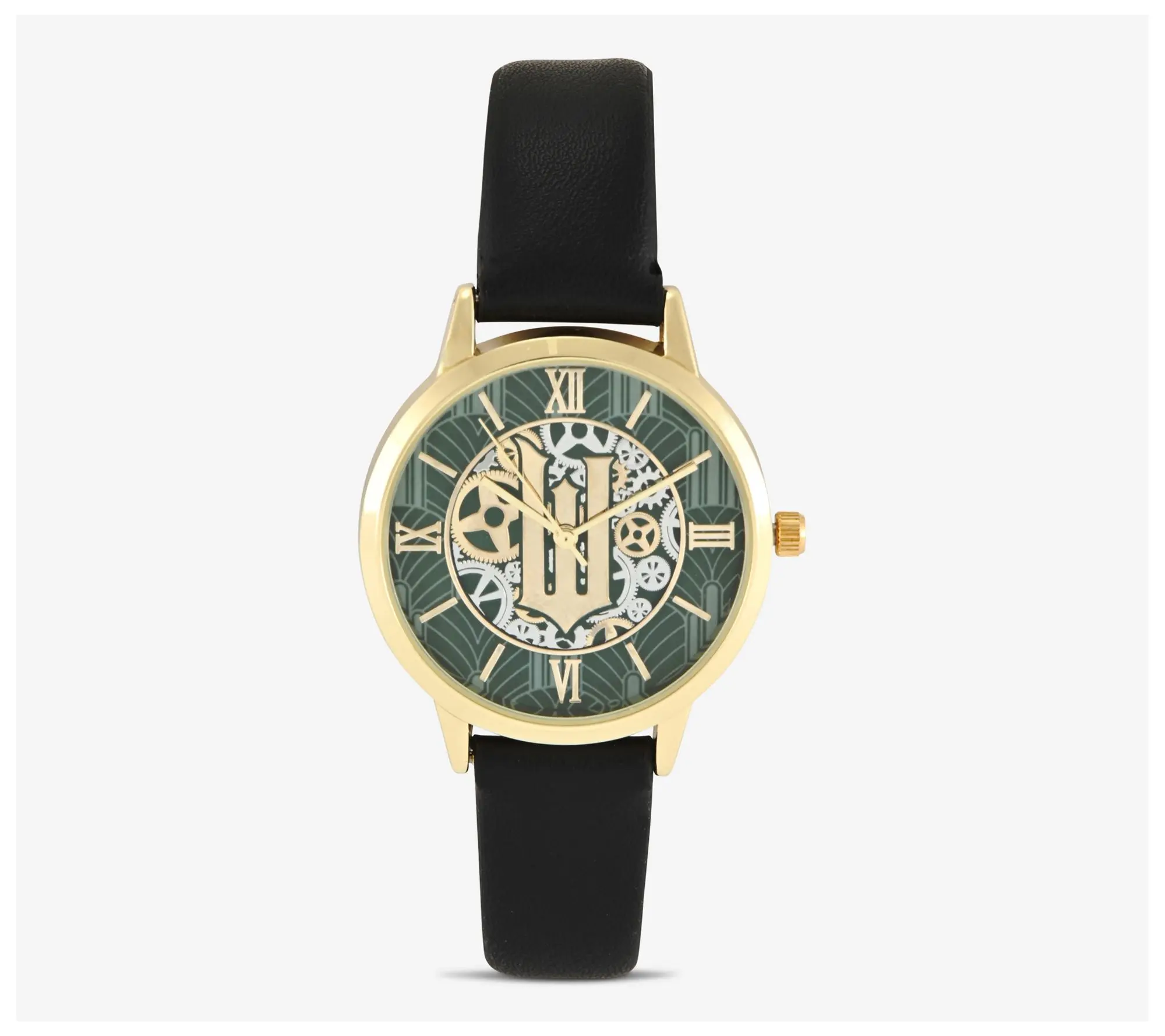 Wicked Women's Goldtone Black Strap Watch Wicked Women's Goldtone Black Strap Watch