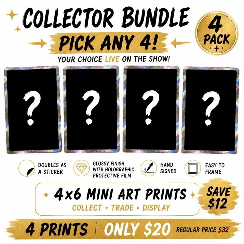 4×6 Art Print Bundle – Signed by the Artist