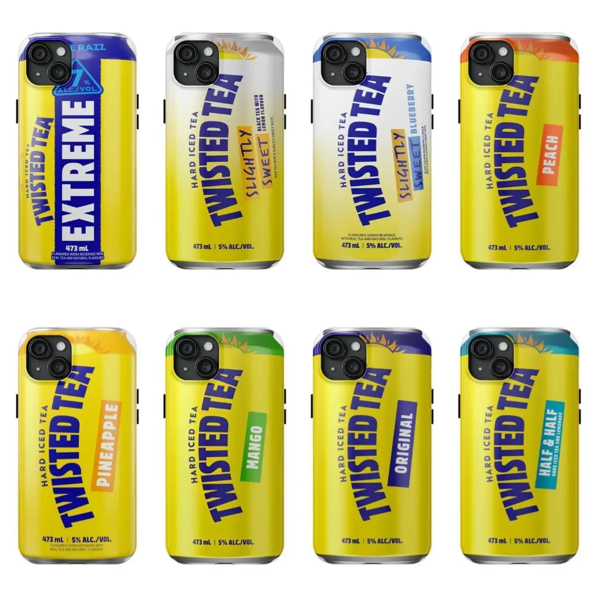 Funny Twisted Tea  Logo Phone Case, Compatible with iPhone 12/13/14/15/16/17 Pro Max/Pro Plus/17 Air, Stylish Gift for Men and Women