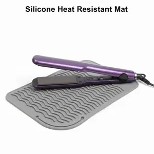 Silicone Heat Resistant Mat – Protect Counters from Hot Hair Tools
