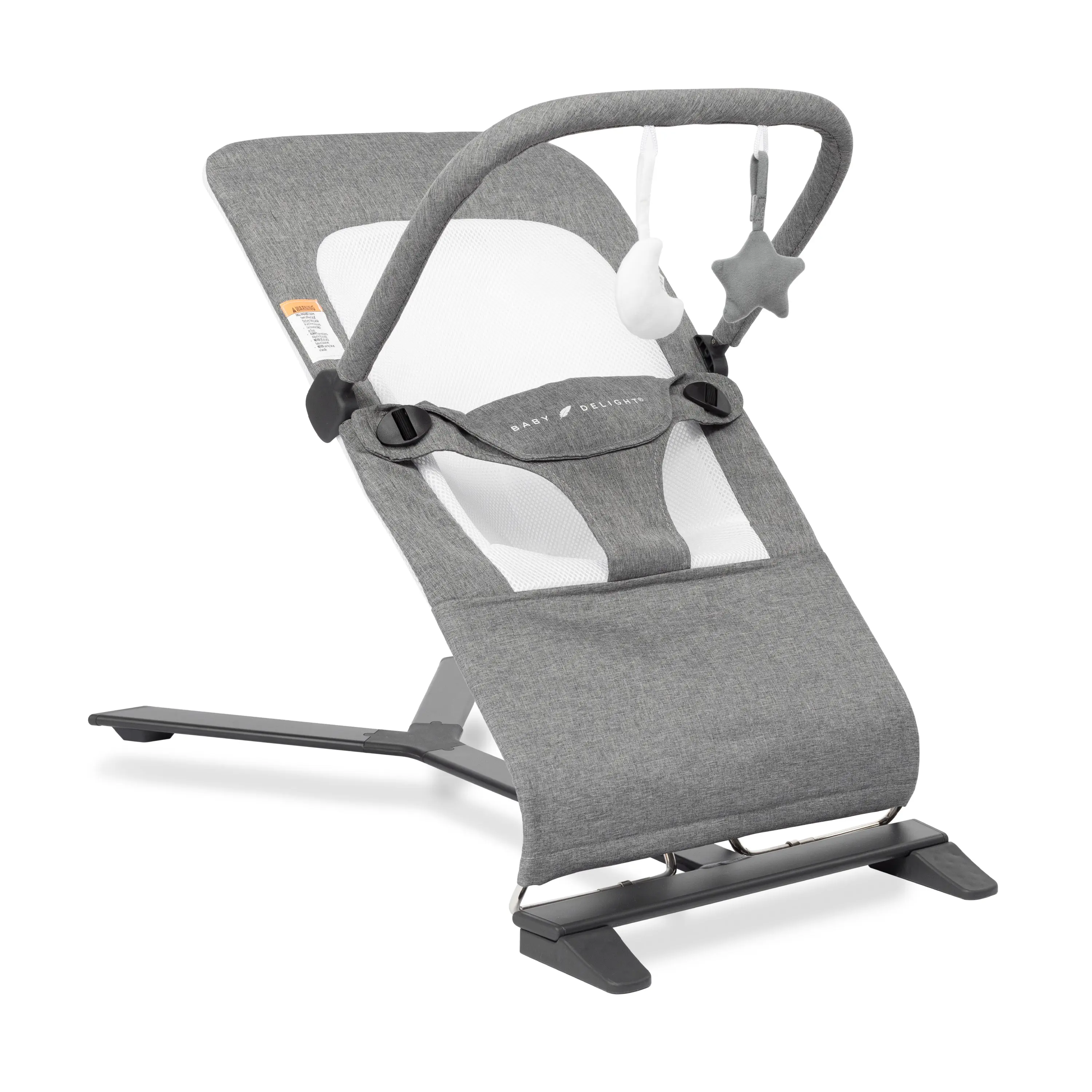 Alpine Deluxe Portable Bouncer - Charcoal Tweed Alpine Deluxe Portable Bouncer - Charcoal Tweed