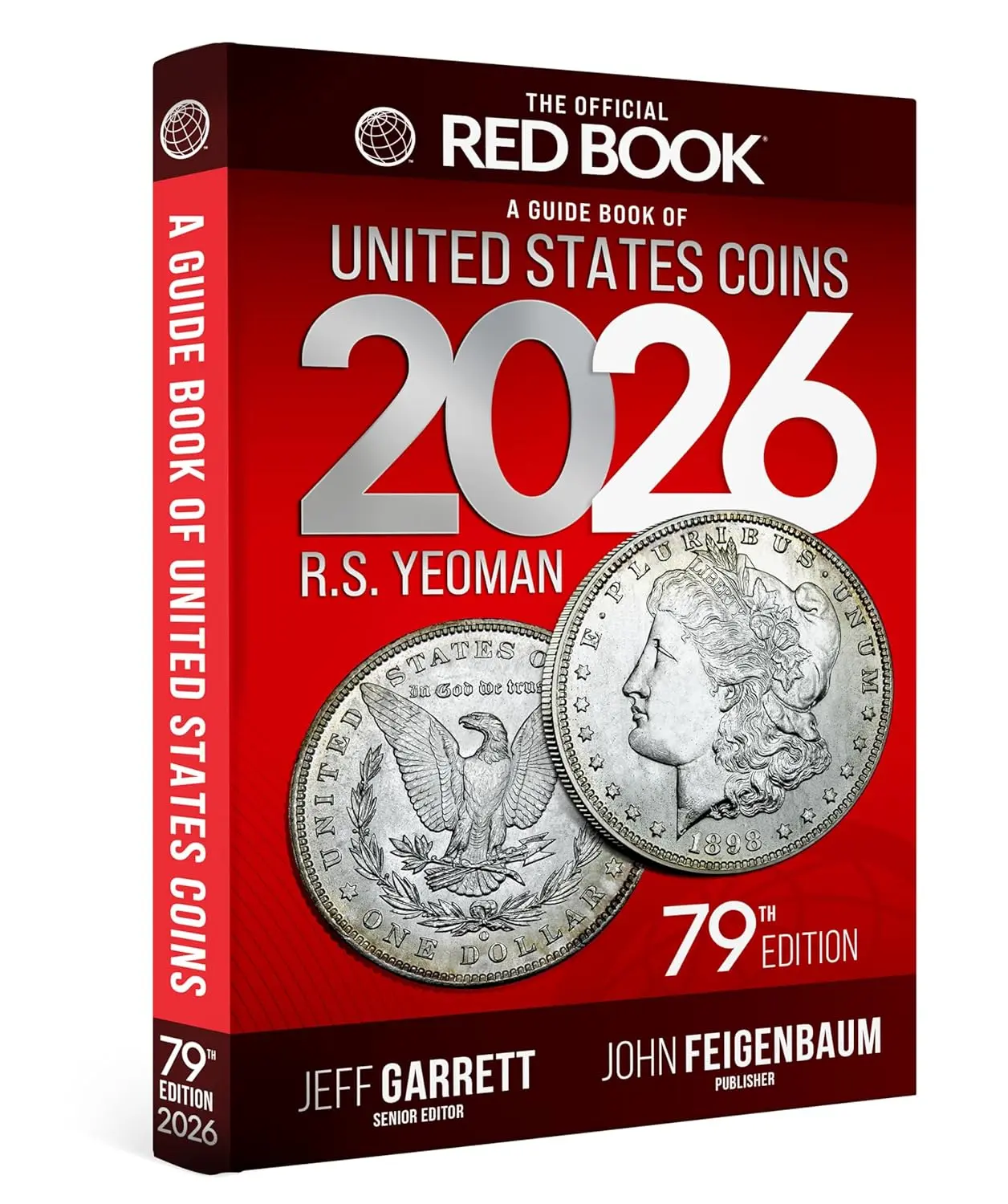 The 2026 Red Book: 79th Annual English Definitive Grade-by-Grade U.S. Coin Collecting & Retail Price Hardcover Book, 2,000 Full-Color Images, Accurate Mintage & Latest Mint Data, 12,000+ Listings for Enthusiasts, Hardcover Books