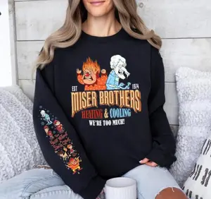 Miser Brothers Christmas Shirt Sweatshirt, Heat Miser and Snow Miser Shirt, Heating & Cooling Graphic Sweatshirt, Funny Retro Christmas Sweater