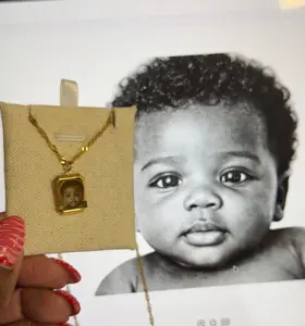 Mini Laser Photo Pendant