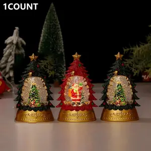 Christmas Decoration Set, Santa Night Light, Colorful Stocking, LED Tree Lights, Holiday Gift, Home Decor, Festive Ornaments