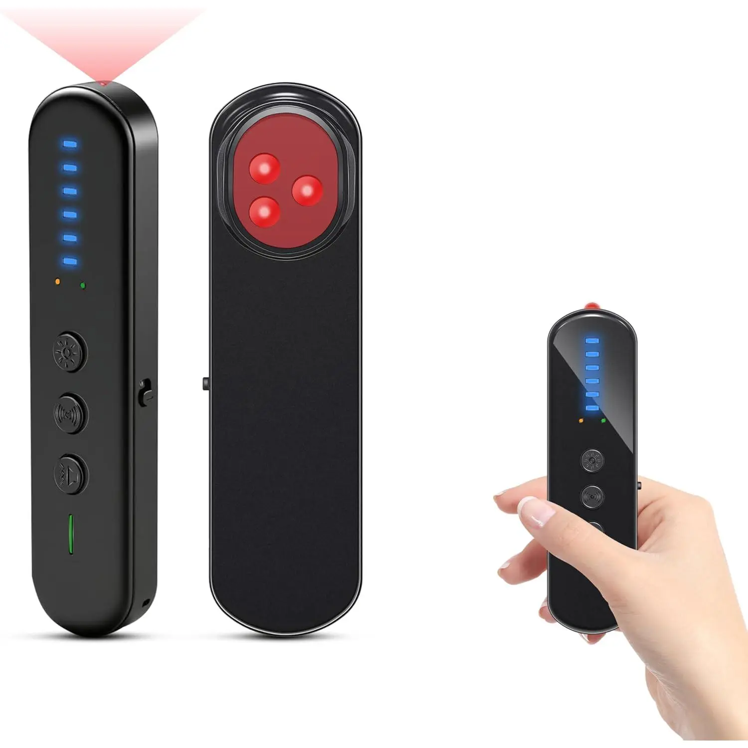 Anti-Spy Hidden Camera Detector with 99% Accuracy,Find GPS Trackers &Listening Devices Portable Privacy Protector for el/Travel,Anti-Surveillance RF B