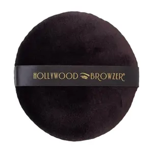 Hollywood Browzer Microfiber Beauty Puff - Soft Setting Powder Puff - Cleans Dermaplaner, Removes Debris, Doubles as Makeup Applicator - 1 pc