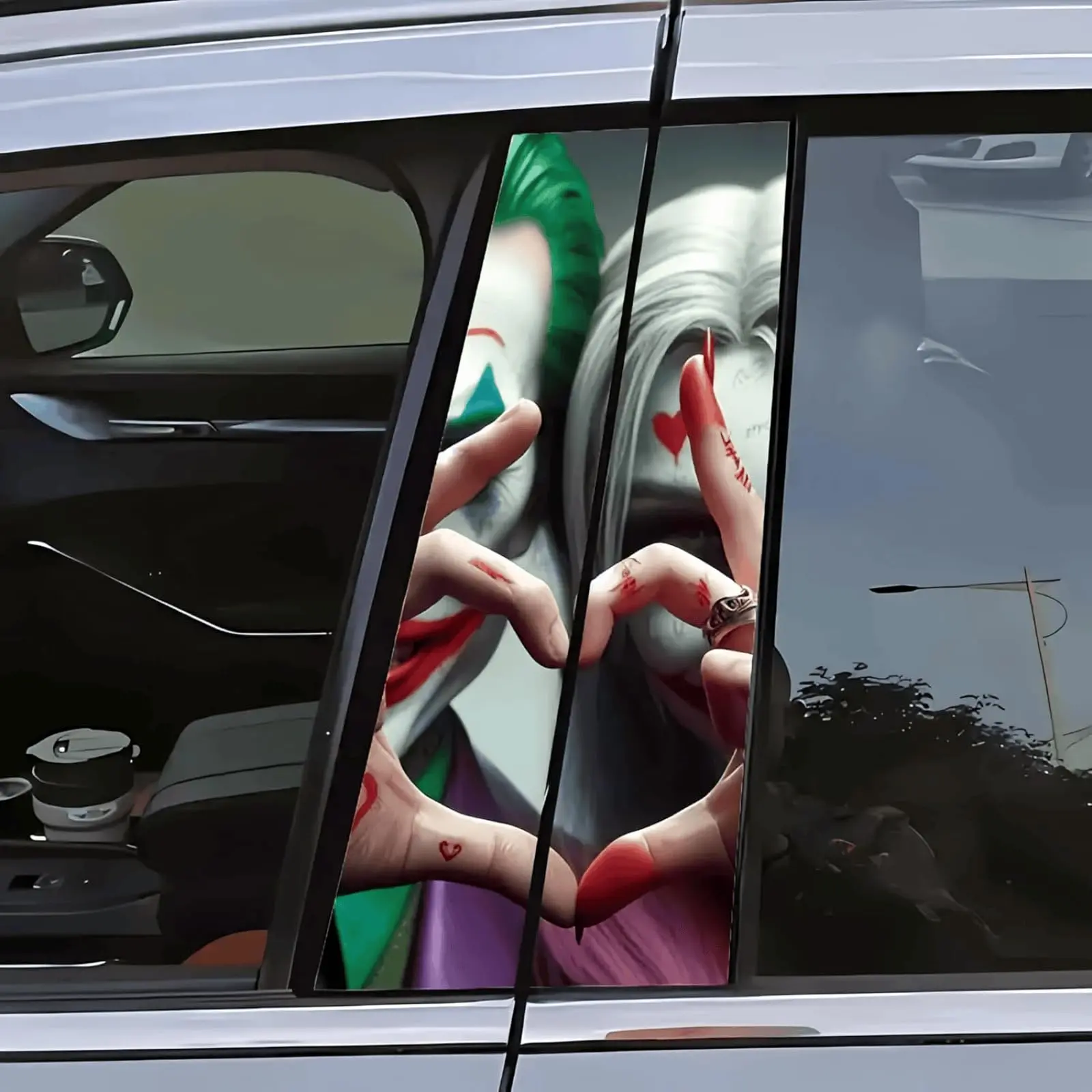 Car Stickers Car Accessories, Car B Pillar Decorations, Vehicle Accessories, Use First Stickers Accessories for Your Car and SUVs(Waterproof, Anti-Scratch, Sunproof)