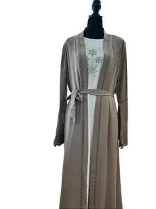 Dina Abaya - Embroidered Women's Abaya - Ceremonial, Traditional, Arabic Eid Dress - Perfect for Ramadan, Gifts for Her, Eid
