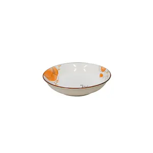 6" DEEP PLATE / WARM GARDEN