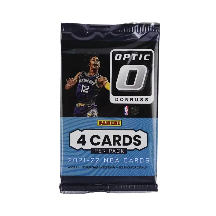2021-22 Panini Optic Basketball Asia Tmall Hobby Pack - 4 Cards, Sports Trading Card, Sports Collectible, Sports Trading Cards