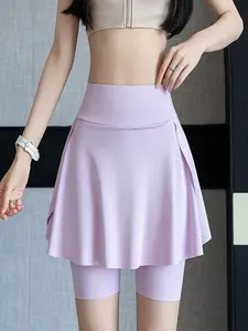 "1pc TikTok Viral Gym Hack! The tummy control skirt that’s flattering forevery body type"This viral tennis skirt changed my workout wardrobe forever! 🤯 No more awkward gym fits"