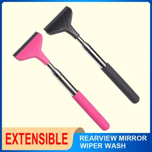 Car Window Mini Squeegee Portable Retractable 39.5in Windshield Wiper for Car Windows Universal Cleaner Tool Accessories