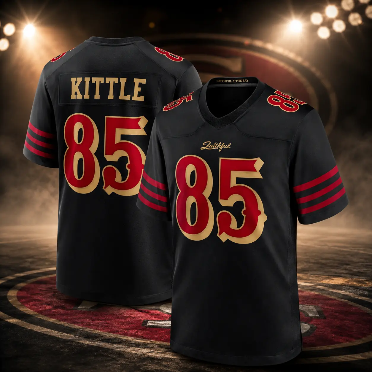 Men's Sport Activewear Kittle #85 Jersey Shirt, America Football Jersey, Sport Clothing, Football Uniform, Jersey For Football Fans, Gift for him