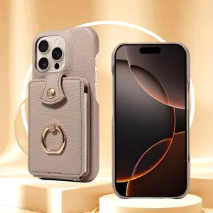 Protective Case Cover Compatible Smartphone iPhone17promax/17pro/17/AIR/16promax/15promax/14/13/12/11 Models, Durable & Stylish Design with Card, Multiple Colors Available, Perfect Fit for Daily Use Accessories