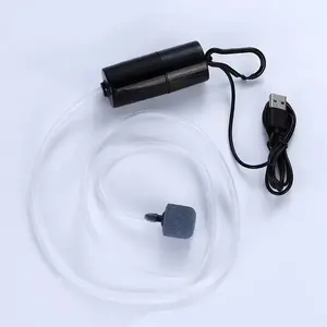 1PC USB Aquarium Fish Tank Air Pump with Air Stone and Silicone Tube Energy Saving Oxygen Pump for Aquarium fishing