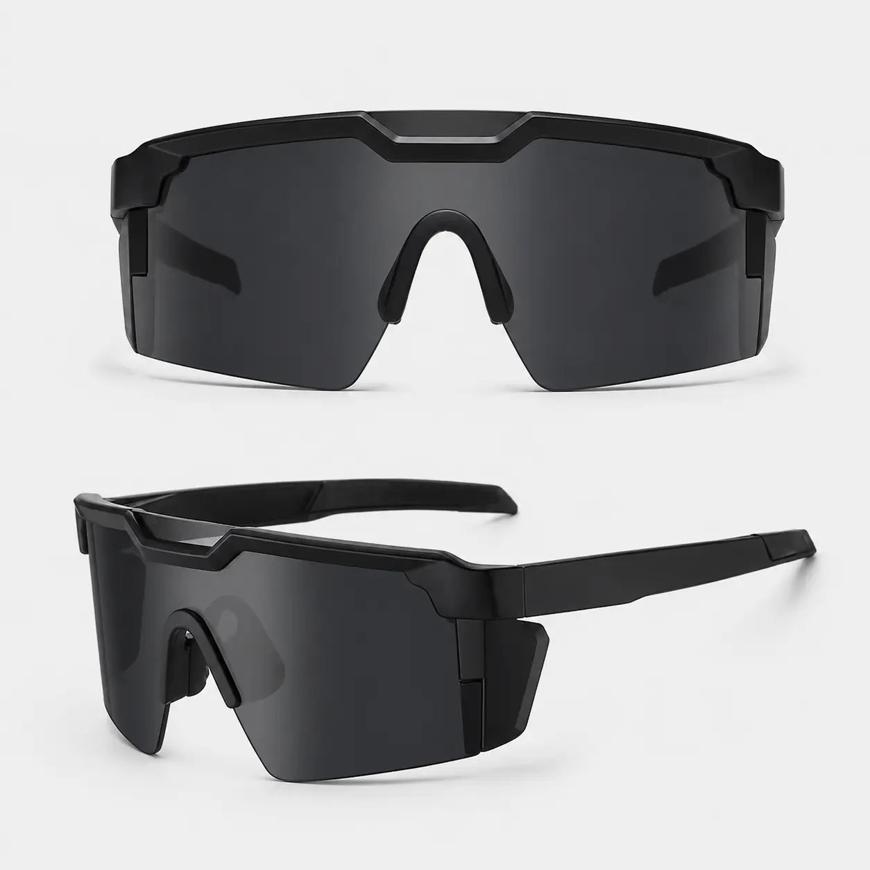 Z87+ Polarized Safety Sunglasses UV400 Protection for Men Women, Lightweight Wraparound Sport Shield Glasses, Outdoor Cycling Running Driving Fishing Eyewear, Multi Color Performance Sunglasses