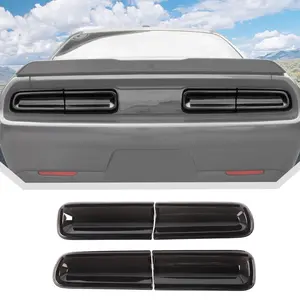 Tail Light Covers Trim Rear Light Guards for Dodge Challenger 2015+ Exterior Decorative Accessories Custom Automotive Vehicle