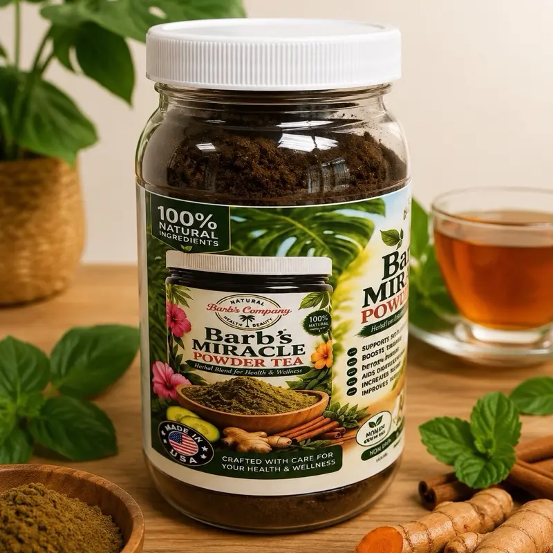 Barbs Powder Tea - Rich in Nutrients for Healthier Living 16oz Barbs Powder Tea - Rich in Nutrients for Healthier Living 16oz
