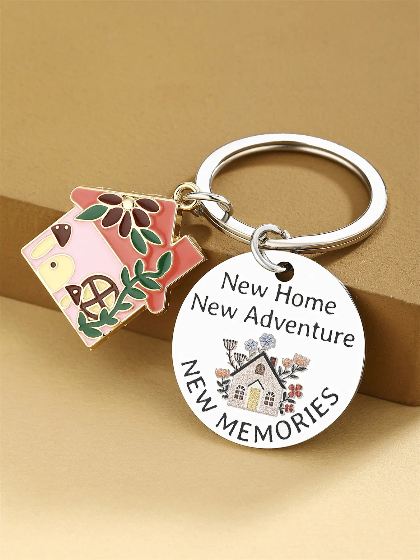 Housewarming Gifts for New Homeowners, Perfect Closing Gift for Home Buyers, Ideal House Warming Presents for Women & Men, Keychain Pendant, Keychain Jewelry, Metal Keychains