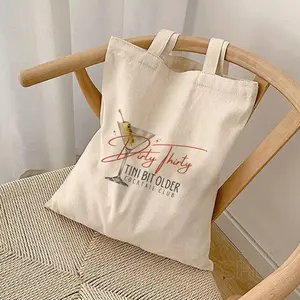 Dirty Thirty A Tini Bit Older Cocktail Club Tote Bag 30th Birthday Dirty Martini Totebag Old Money Aesthetic Downtown Girl Foldable Tote Bag