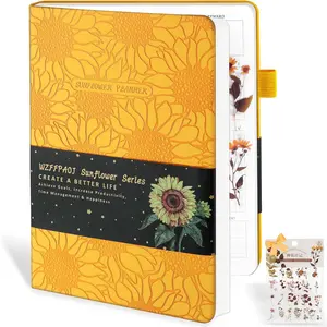 Undated Luxurious Weekly & Monthly Planner to Increase Productivity Hit Your Goals, Organizer Notebook Gratitude Journal Time Management Start Anytime, A5, Lasts 1 Year